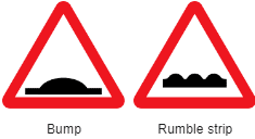 Road Humps Sign कैसे होते है?