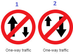 What does the One Way Sign mean in Hindi